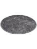 Snapstyle Hochflor-Teppich Feeling Mix Rund in silber
