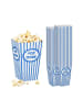 relaxdays 576 x Popcorntüten in Blau/ Weiß