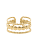 Luxenter Ring Faini in Silberoptik –  verstellbar FAINI  -Faini gold