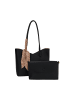 Usha Women 2-In-1 Tote Bag Set in Black