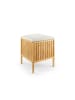 relaxdays Wäschekorb in Natur/ Creme - (B)39 x (H)52 x (T)39 cm