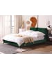 Beliani Doppelbett MELLE in Grün/Schwarz - (W) 156 x (H) 95 x (L) 233 cm