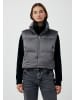 Finn Flare Steppweste Kurz in grey-blue