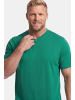 Men Plus Kurzarm T-Shirt in smaragdgrün