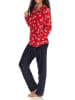 NORMANN Hausanzug Coralfleece - 51028 in rot