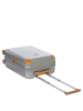 BRIC`s Amalfi - 4-Rollen-Kabinentrolley S 55 cm (cream) in silver