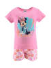 Disney Minnie Mouse 2tlg. Outfit: Schlafanzug Sommer Shirt und Hose in Pink