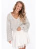 IZIA Women Sweater in grey