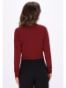 faina Cardigan in burgundy