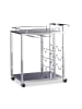 relaxdays Servierwagen in Schwarz  - (B)40 x (H)75 x (T)70 cm