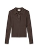 Vero Moda Gestrickter Rollkragen in Hot Fudge