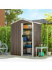 Outsunny Geräteschuppen in Braun 136L x 87B x 179H cm