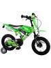 Volare Kinderfahrrad Motorrad für Jungen 12 Zoll Kinderrad in Grün 3 Jahre