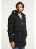 DreiMaster Maritim Winterparka in Schwarz