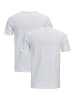 Jack & Jones JJECORP LOGO Print Kurzarm 2-er Stück Pack T-Shirt in Weiß-2