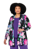 Ulla Popken Shirtjacke in schwarz