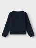 name it Pullover Gummiprint Rundhals Loose Fit Lange Ärmel in Blau