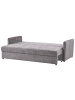 Beliani Schlafsofa HOLSEN in Braun/Schwarz - (W) 222 x (H) 90 x (L) 100 cm