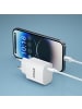 Wisam BWOO CDA159 PD Wandladegerät 20W 1x USB-C-Anschluss + Lightning weiß