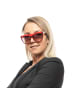 Pucci Frauen Sonnenbrille Oval Burgundisch