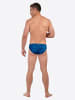 HOM Badehose Swim Mini Briefs Panarea in blue print