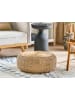 Beliani Pouf BACKAN in Beige - (W) 50 x (H) 20 x (L) 50 cm