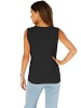 Sieh an! Shirttop in schwarz