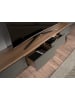 Angel Cerdá TV-Schrank 3265 in Dunkelgrau / Walnuss / Gold – (B)200 x (H)45 x (T)50 cm