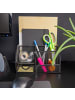 Intirilife Tisch Organizer Schreibtisch Organizer Stiftehalter 22 x 14 x 13 cm in Schwarz