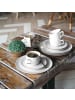 Seltmann Weiden 6er Set Kaffeetassen mit Untertassen Terra 260 ml in Weiß