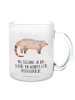 Mr. & Mrs. Panda Becher Nasenbär mit Spruch in Transparent