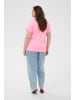 KAFFE curve T-Shirt kurzarm KCjena Loose fit in Pink Frosting