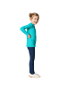 tectake Einfarbiges Langarm-Shirt für Kinder, türkis