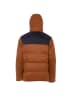 keepsuwarm Herren Wattierte Steppjacke in Braun