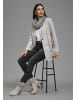 Laura Scott Sweatblazer in grau meliert