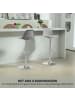 HOMCOM Barhocker in Grau 41L x 42B x 104H cm