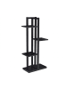 relaxdays Blumenregal in Schwarz - (B)42,5 x (H)93 x (T)22,5 cm