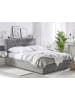 Beliani 2-tlg Doppelbett AMIENS in Grau
