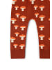 Little Green Radicals Tie Waist Knitted Joggers in Orange