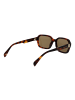 Ted Baker Sonnenbrille Rechtwinklig Braun