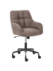 Beliani Bürostuhl PALMDALE in Braun/Schwarz - (W) 58 x (H) 87 x (L) 61 cm