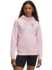 Under Armour Hoodie "Rival Shimmer Hoodie Fleece" in Pink