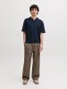 Jack & Jones Gestricktes Polo in Sky Captain 1