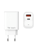 Wisam® Teltech Netzteil GaN3 USB / USB-C 65W + Kabel USB-C - USB-C 1m PD