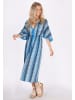 IZIA Damen Kleid in Blau Mehrfarbig