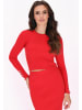 faina Women Sweater in red