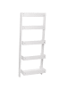 Beliani Bücherregal MOBILE TRIO in Weiß - (W) 64 x (H) 166 x (L) 36 cm