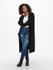 ONLY Carmakoma Lange Strick Jacke Cardigan Übergröße CARNEW in Schwarz-2
