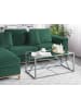 Beliani Couchtisch ORLAND in Silber - (W) 50 x (H) 45 x (L) 100 cm