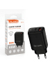 Wisam Teltech Power-Ladegerät GaN USB / USB-C 65W QC PD schwarz TCH-05